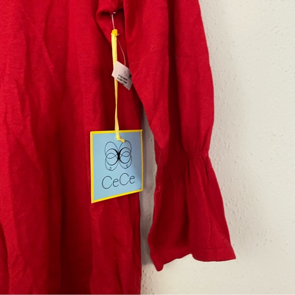 CeCe Off The Shoulder Bell Sleeve Top - Picture 2 of 5